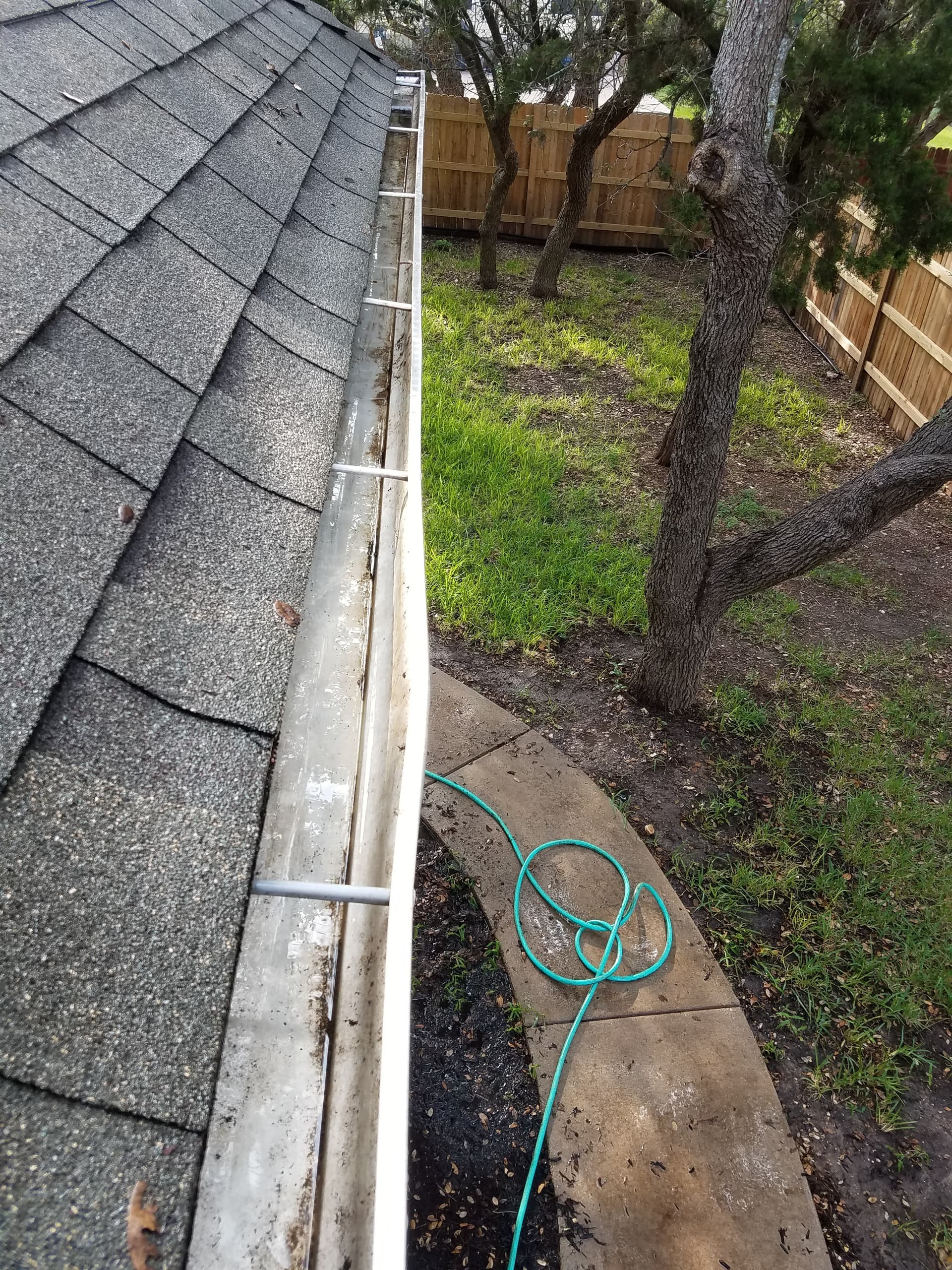 After — Gutter Cleaning by Monarch Cleaning Solutions in Austin, TX